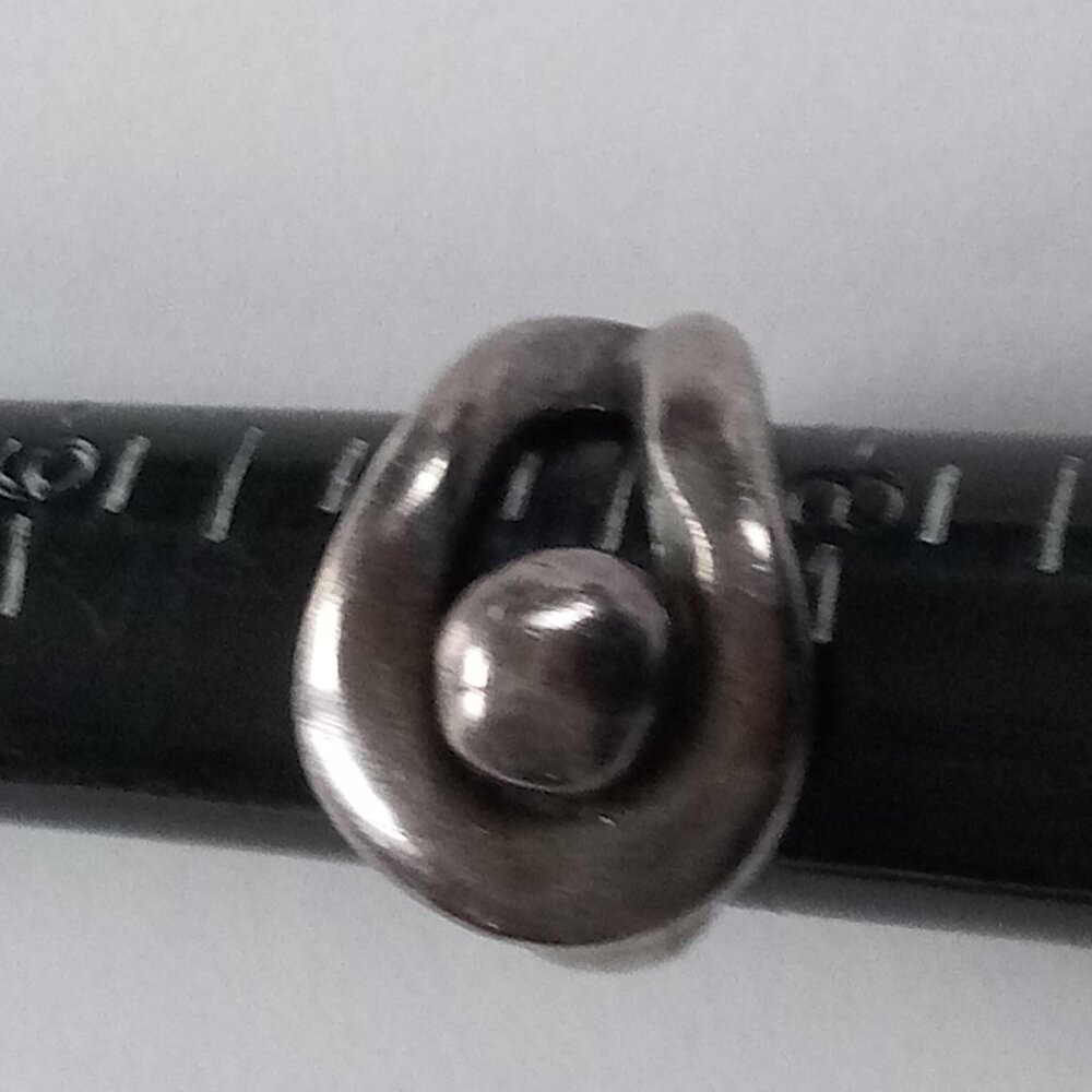 Uno De 50 Statement Ring Silver Tone - image 3